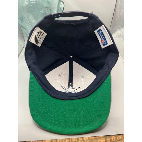 Vintage Dallas Cowboys Team NFL Snapback Hat Navy & White X3 - Picture 5 of 5